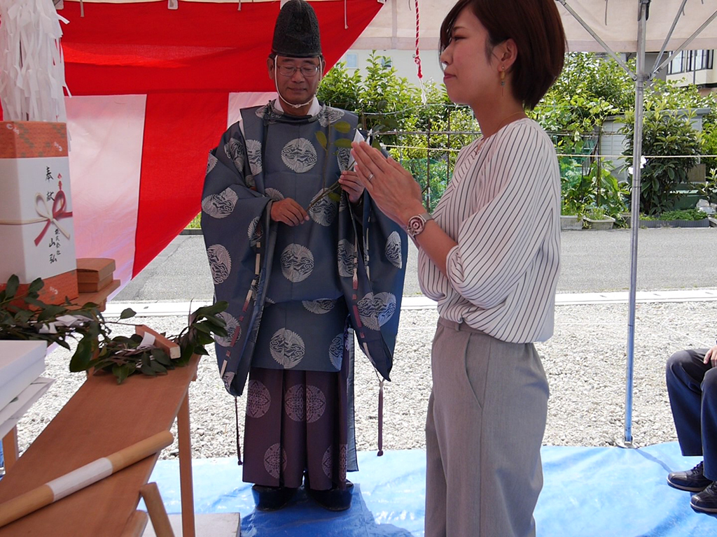 姫路市の木の家　地鎮祭