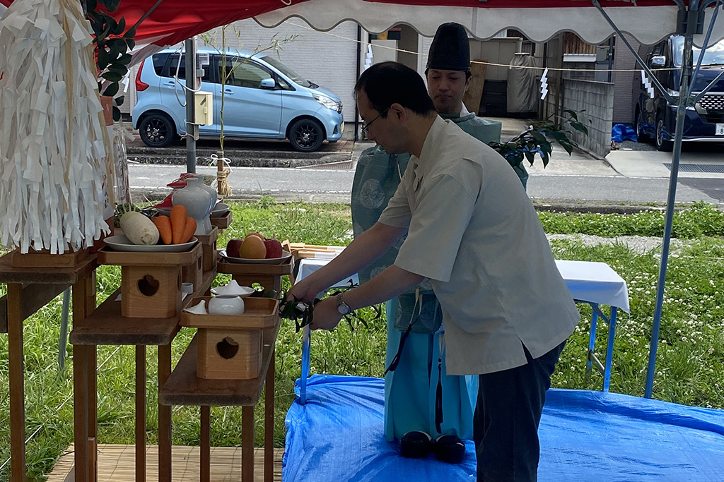 たつの市の木の家　地鎮祭