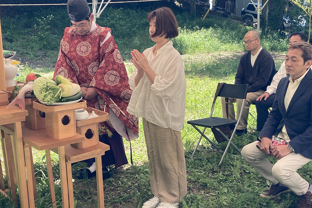 淡路市の木の家　地鎮祭