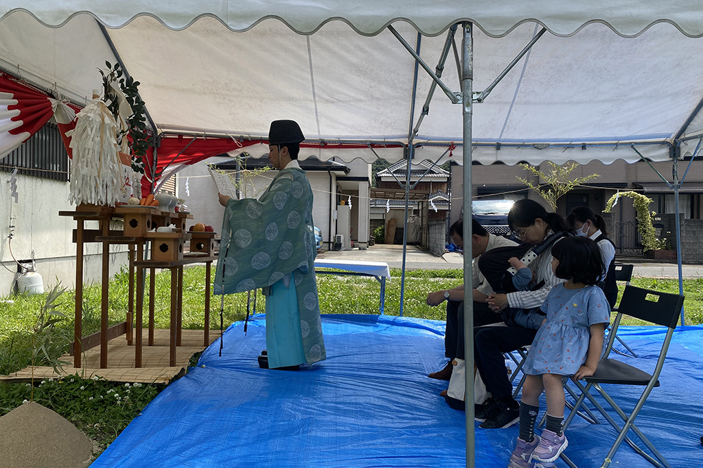 たつの市の木の家　地鎮祭