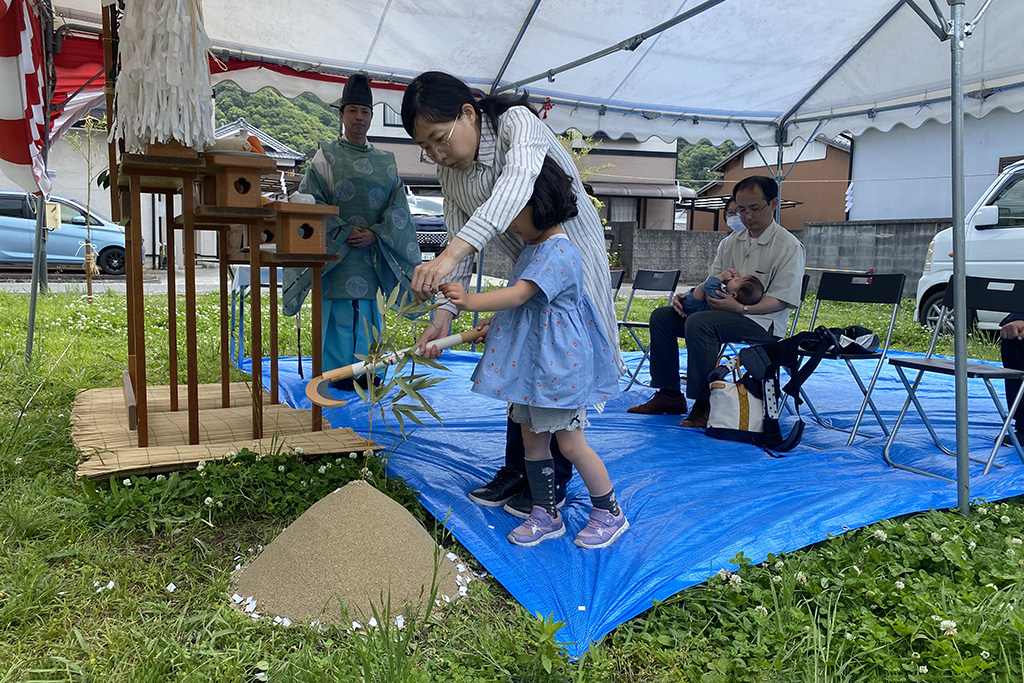 たつの市の木の家　地鎮祭