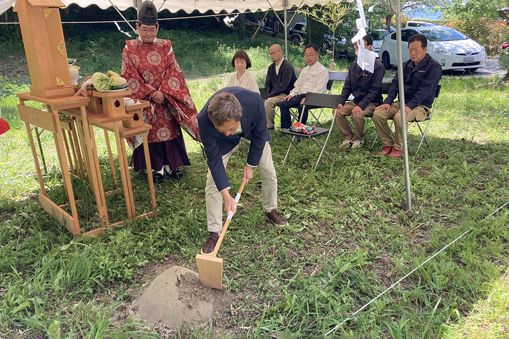 淡路市の木の家　地鎮祭