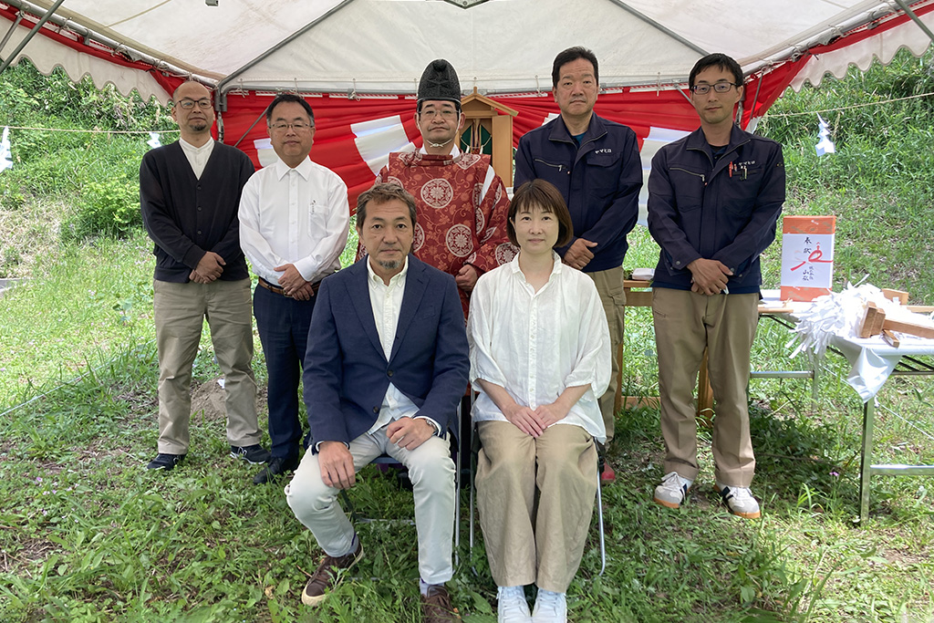 淡路市の木の家　地鎮祭