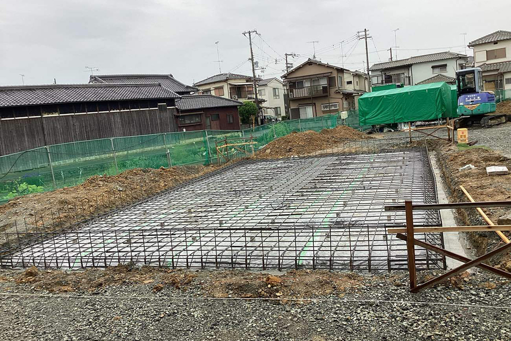 加古川市の木の家　基礎