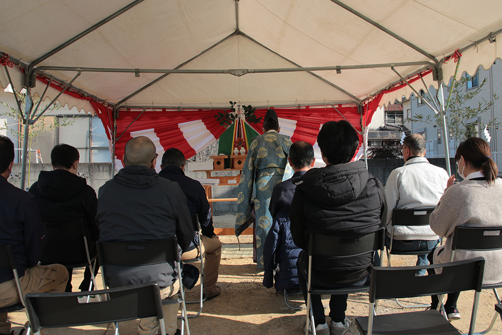 加古川市の木の家　地鎮祭