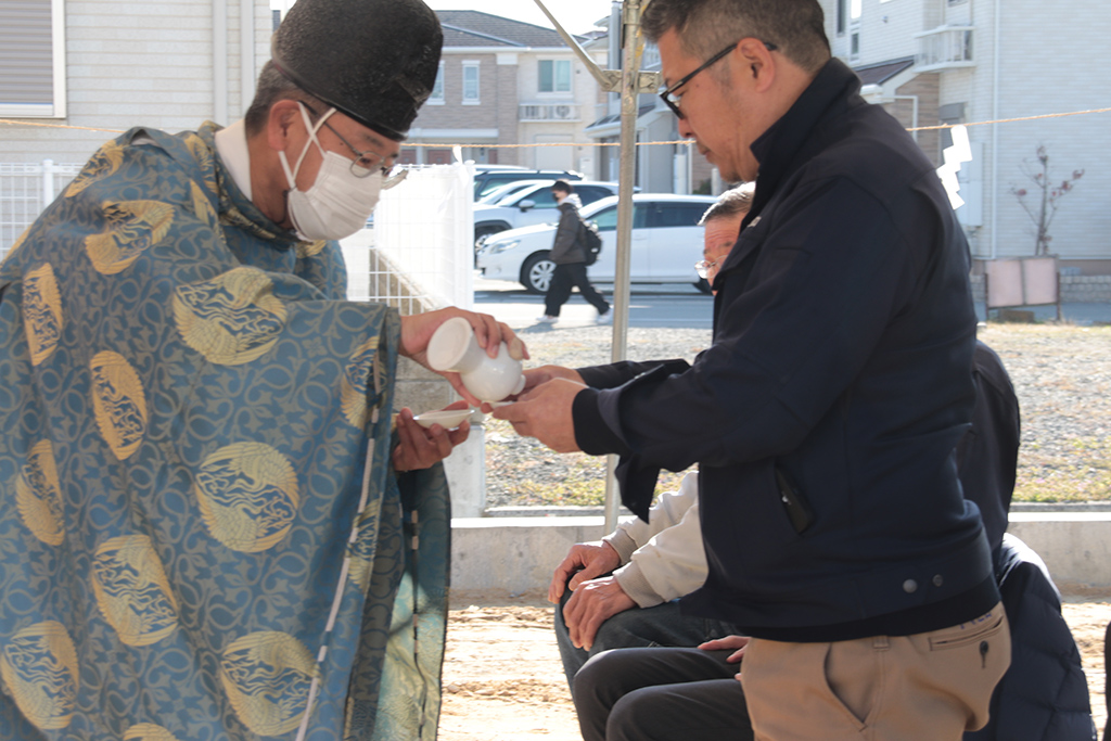 加古川市の木の家　地鎮祭