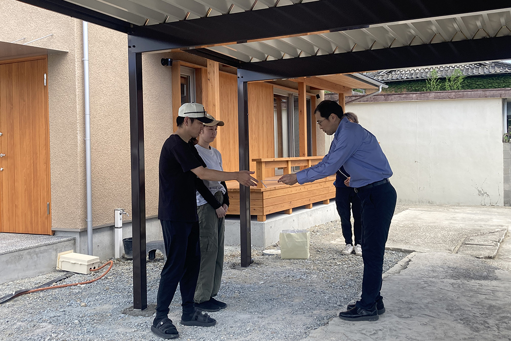 たつの市の木の家　引渡式