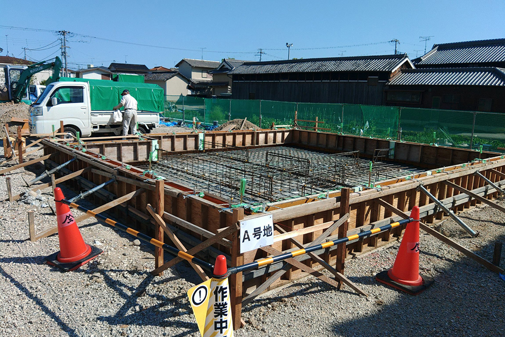 加古川市の木の家　基礎