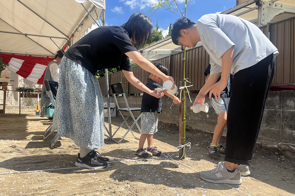 西宮市の木の家　地鎮祭