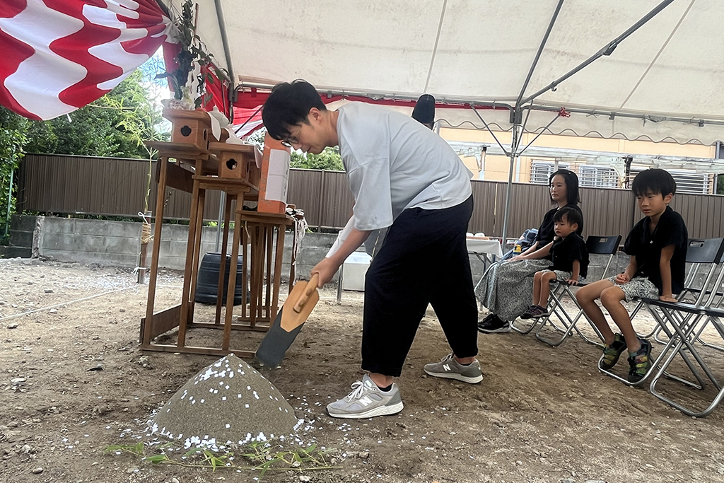 西宮市の木の家　地鎮祭