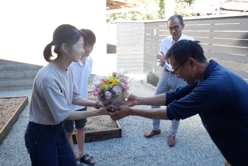 高砂市の木の家　引渡式